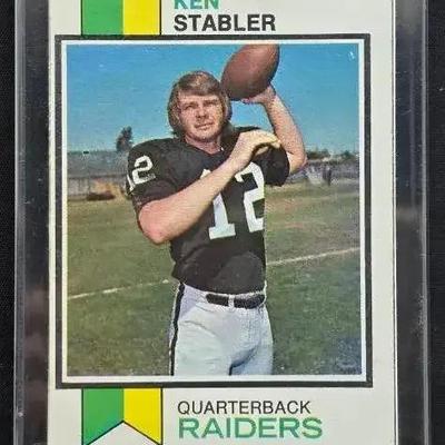 Ken Stabler 1973 Topps Rookie Card