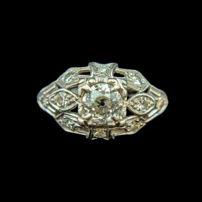 Platinum Diamond Ring, NAGL #1049598