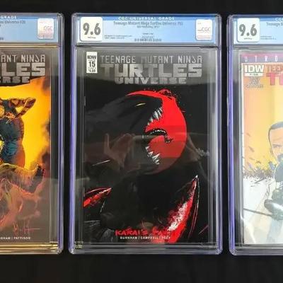 3 CGC Graded Teenage Mutant Ninja Turtles Comics