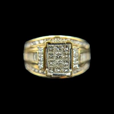 10K Yellow Gold Diamond Ring, NAGL #1211517