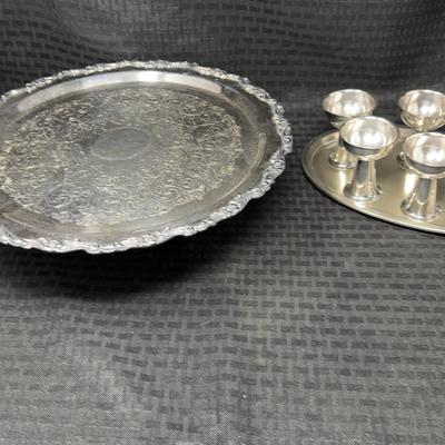 Silvertone Serving Pieces