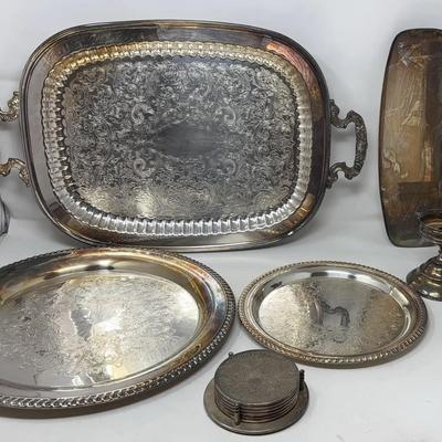 Silvertone Serving Pieces And More