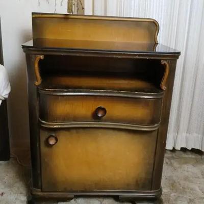 Vintage Art Deco Nightstand #1