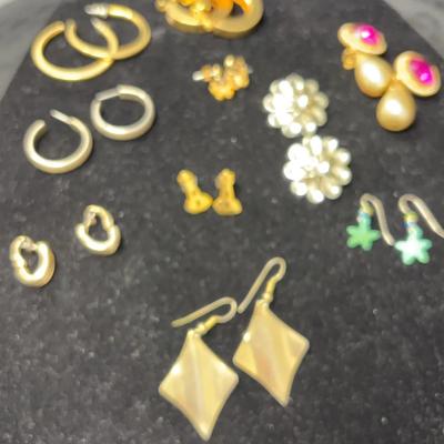 Goldtone Earrings And More 