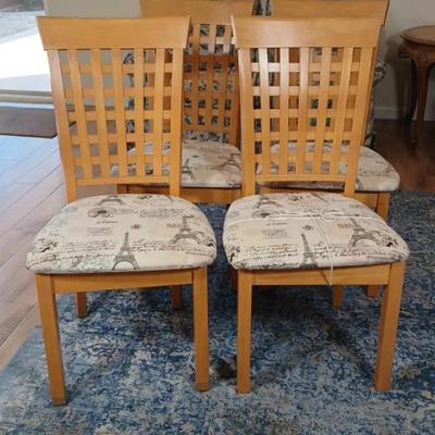 Lattice Back Dining Chairs 