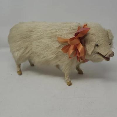 Antique Pig Figurine 