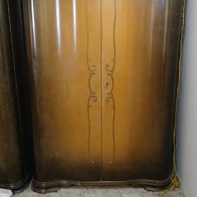 Vintage Art Deco Armoire #1