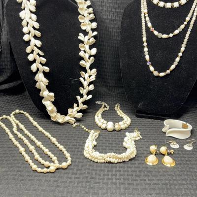 White Costume Jewelry 