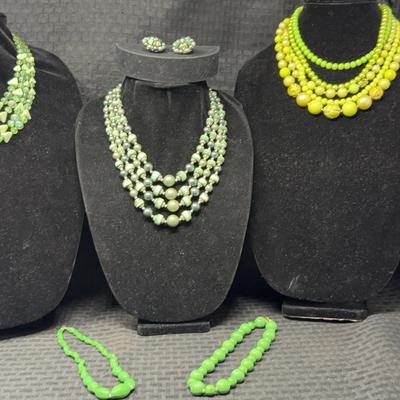 Green Colored Necklaces