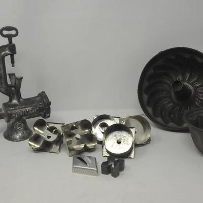 Vintage Antique Meat Grinder and More