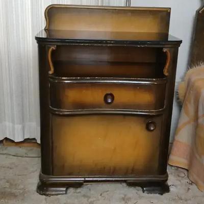 Vintage Art Deco Nightstand #2