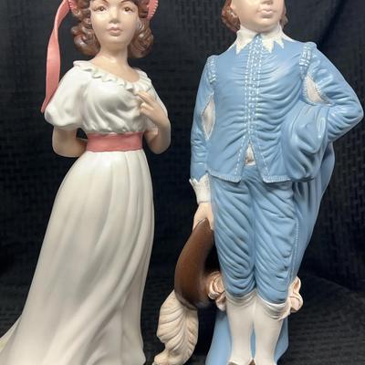 Pink Lady And Blue Boy