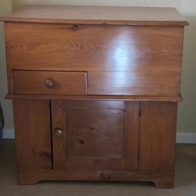 Antique Dry Sink & Commode Cabinet 