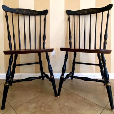 Hitchcock Maple Stenciled Chairs #3