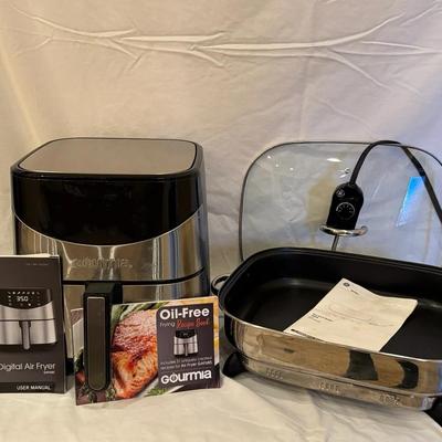 Gourmia Air Fryer & GE Electric Skillet 