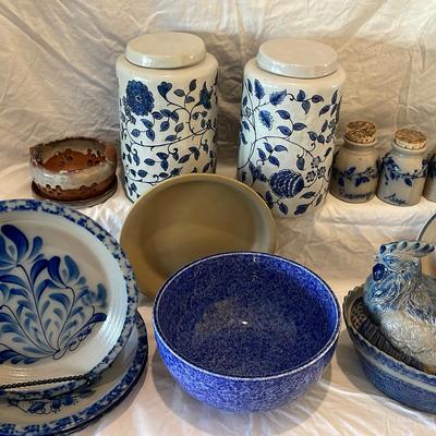 Blue Earthen Kitchenware 