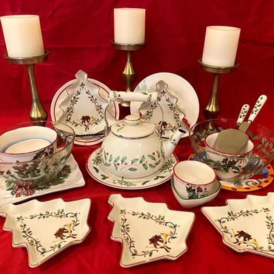 Christmas With Spode & Pottery Barn