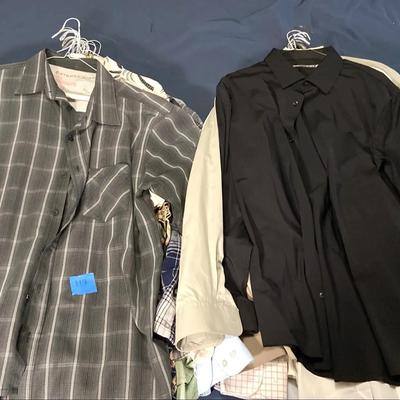 Men’s Short and Long Sleeve Shirts Size L-XL - Casual to Smart