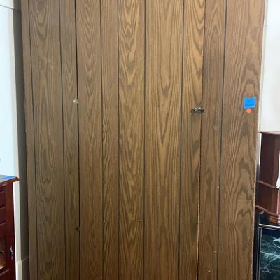 Stand-Alone External Closet Wardrobe Cabinet - Large - Vintage