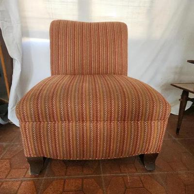 70's Retro Armless Tina Accent Chair