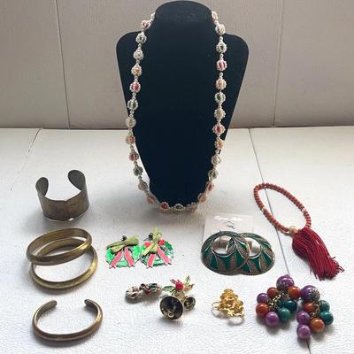 Holiday Jewelry, Brass Bangles