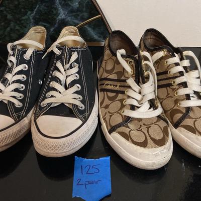 Women’s Coach and Chuck Taylor Sneakers - Good Condition
