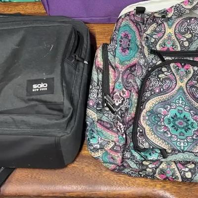 New York SOLO Bag, Lodrid Nurse Bag, Purple Lunchbox