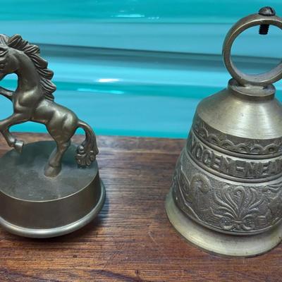Brass Music Box & Bell