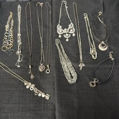 Silverplated Costume Jewelry Necklaces