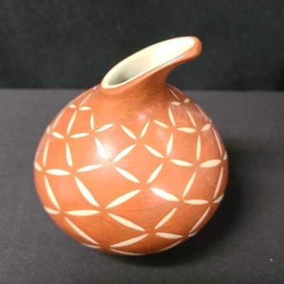 Little Luz Elva Gutierrez Signed Vase/Pitcher - Perfect For Petite Places