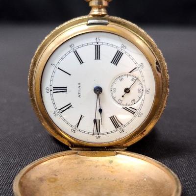 Antique Atlas Pocket Watch 