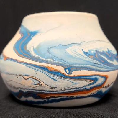Nemadji Indian River Earth Pottery Vase 