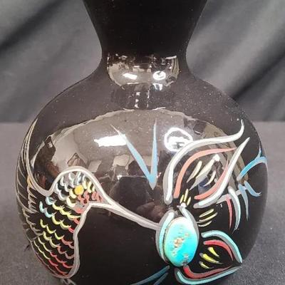 Mitchell Blackhorse Dineh Signed Ceramic Pottery