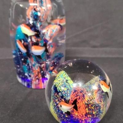 Awesome Aquatic Themed Paperweights #1