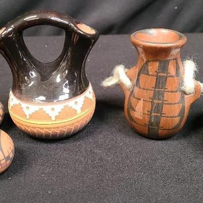 Handcrafted Southwest Mini Pottery