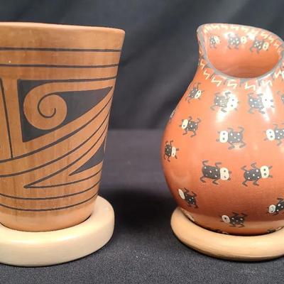 Southwestern Handcrafted Pottery With Bold Tribal Design