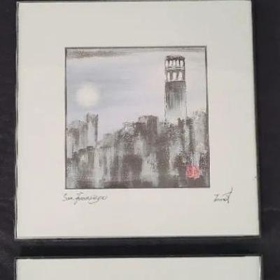 Purr-fectly Artsy San Francisco Scenes Signed Janet