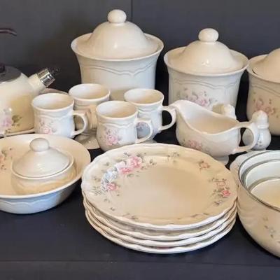Pfaltzgraff Dinnerware Set – Plates, Bowls, Cups, Serveware & Canisters