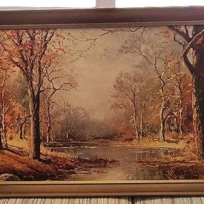 Robert Brown Signed Print 