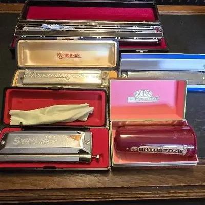 Vintage Harmonicas Set #2