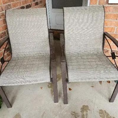 2 Outdoor Chairs 