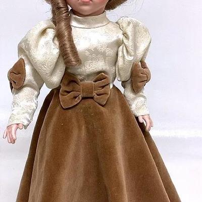 Victorian-Styled Dress Porcelain Doll