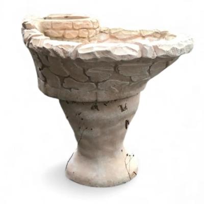 Fountain / Birdbath With Base 21”