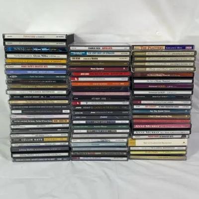 Large Mixed CD Lot – Classic Country, Easy Listening, Oldies & Classical (Multiple Artists)