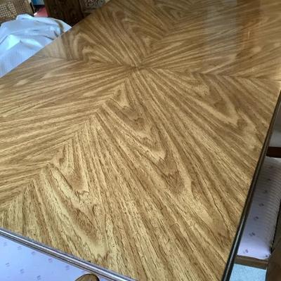 Vintage Dining Table With Chairs