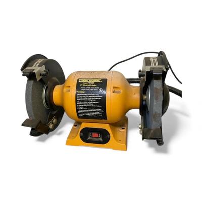 Central Machinery 8” Bench Grinder – 3/4 HP, 3450 RPM