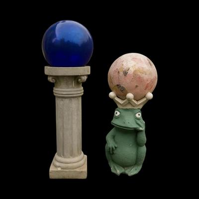 Decorative Concrete Garden Pedestals & Planter Bases – Heavy Outdoor Yard Art
