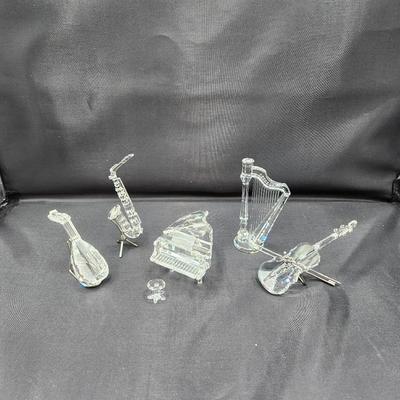Swarovski Crystal Musical Instruments Miniature Set (5 Pieces)