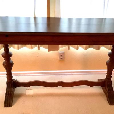 Antique Long Table with Leaf