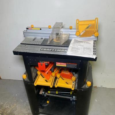 Sears Craftsman Professional Router Table With Crafstman Router And Extras!